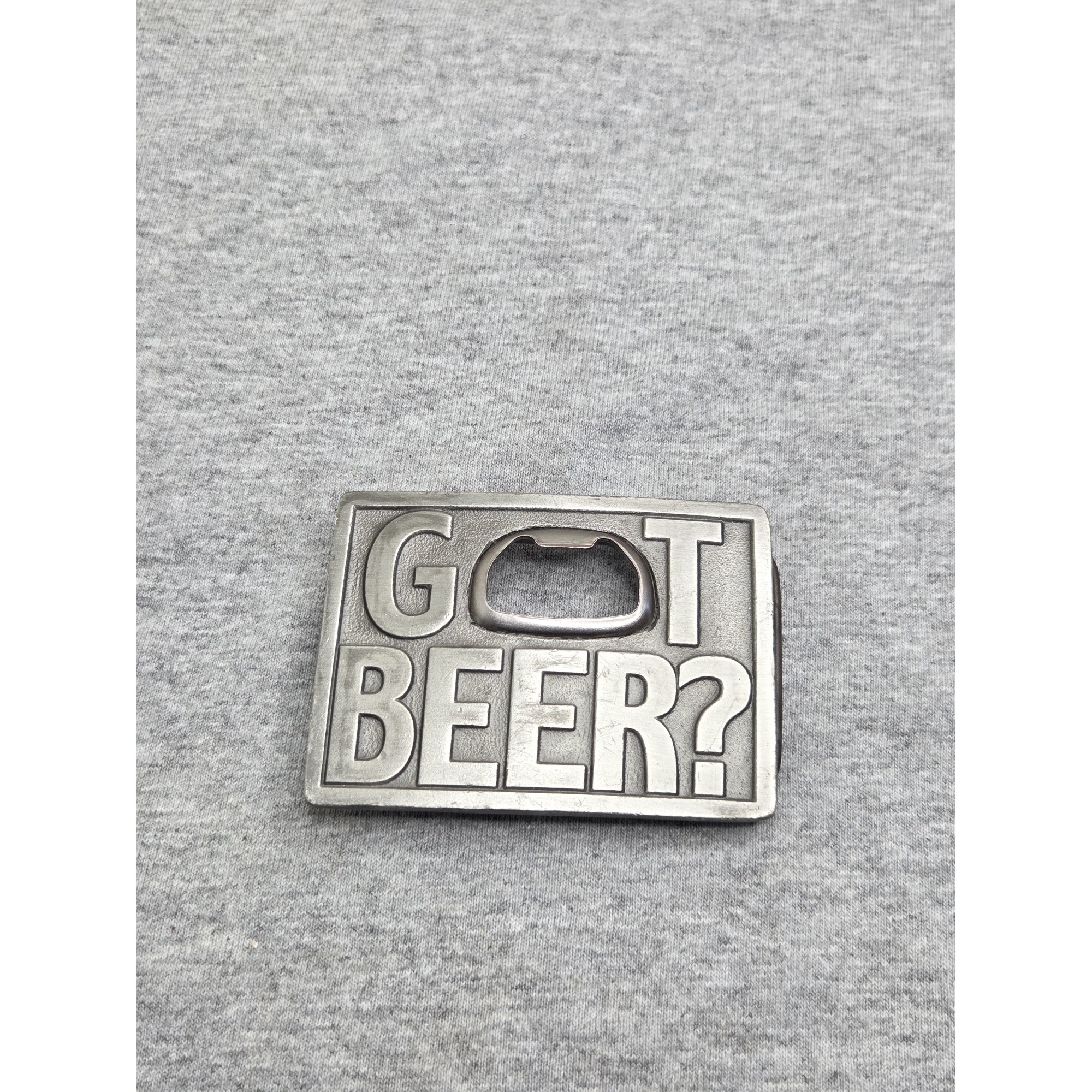 Vintage 1999 Got Beer Bottle Opener Bergamot Brass Works Heavy Belt Buckle